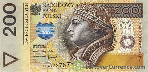 poland currency to pkr 200